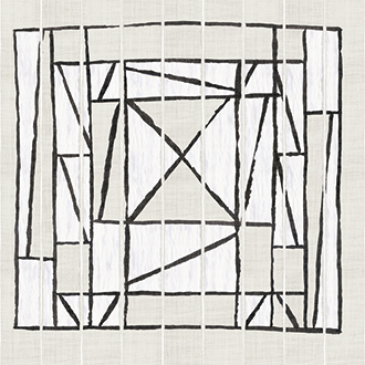 Behang Free time uit de Panoramique-collectie van Élitis