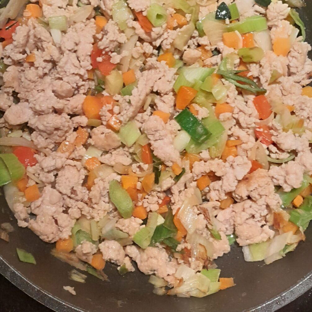 kippengehakt.gebraden.metgroenten kippengehakt.gebraden.metgroenten