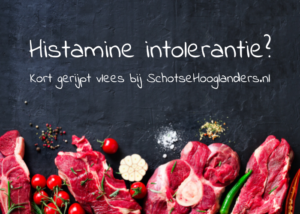 Kort gerijpt natuurvlees geschikt voor histamine intolerantie Schotse Hooglanders