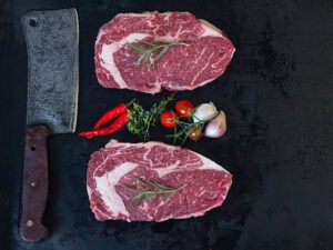 Rib eye grasgevoerd rundvlees