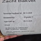 Zacht bakvet etiket