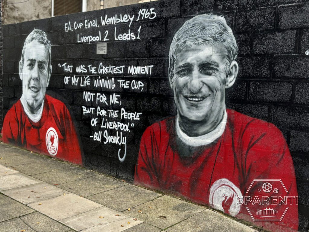 Mural van Ian St John en Roger Hunt