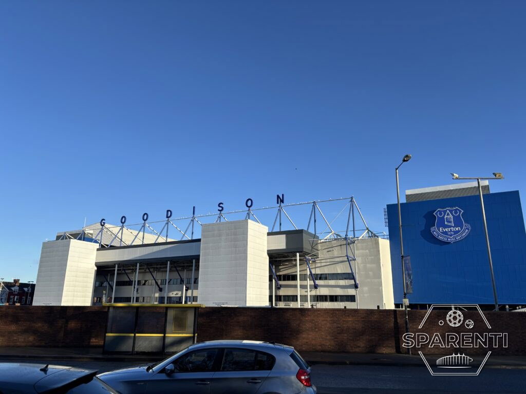 Goodison Park, het oude stadion van Everton