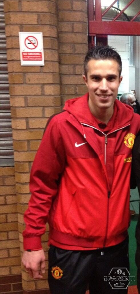 Robin van Persie in het shirt van Manchester United