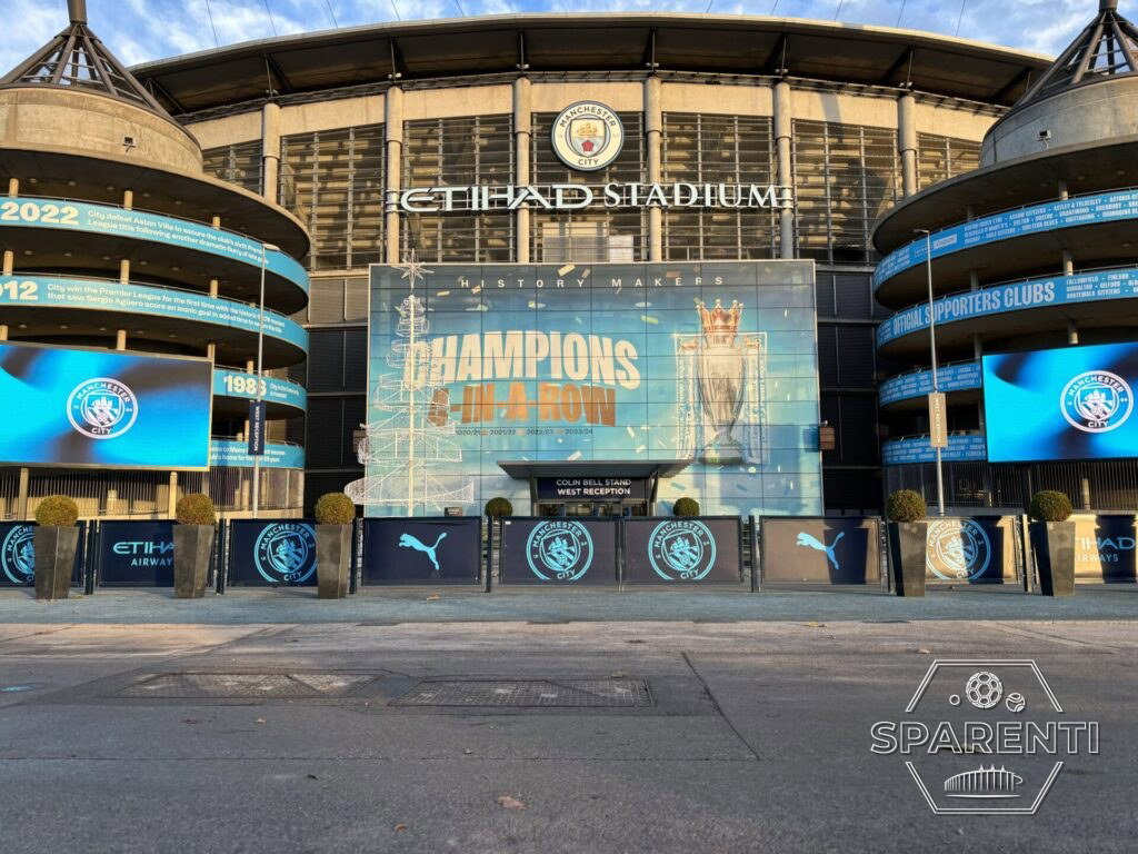 Het Etihad Stadium van Manchester City