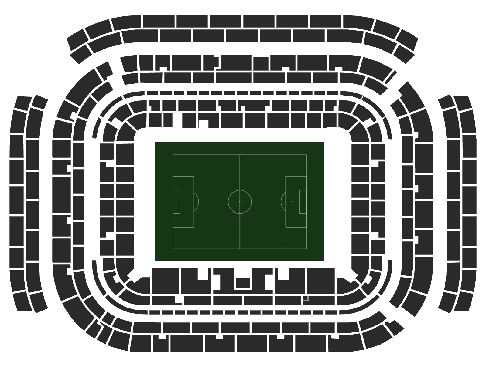 Stadionplattegrond AC Milan - Como