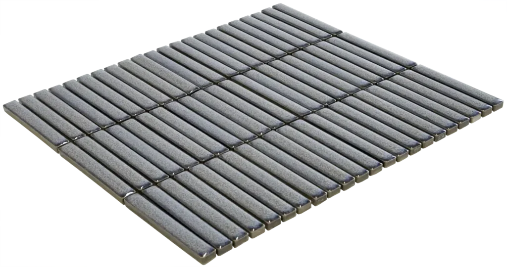 SEF12325 Grey Blue Speckle Glossy - The Mosaic Factory