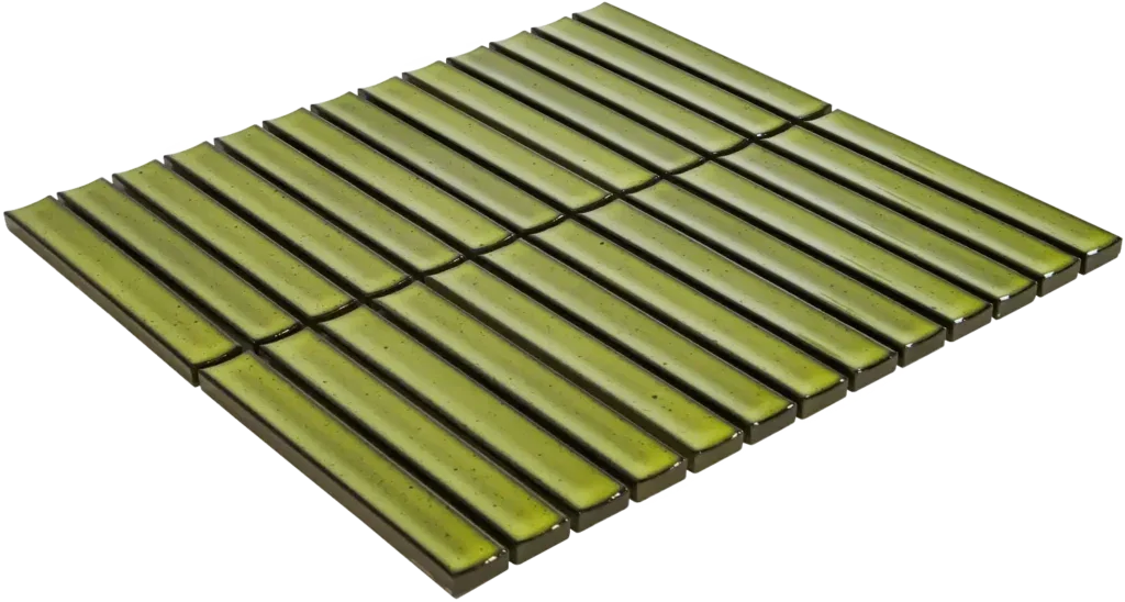 SEF20550 Green Glossy - The Mosaic Factory