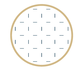 Polyurethane glue dots (back mounted)