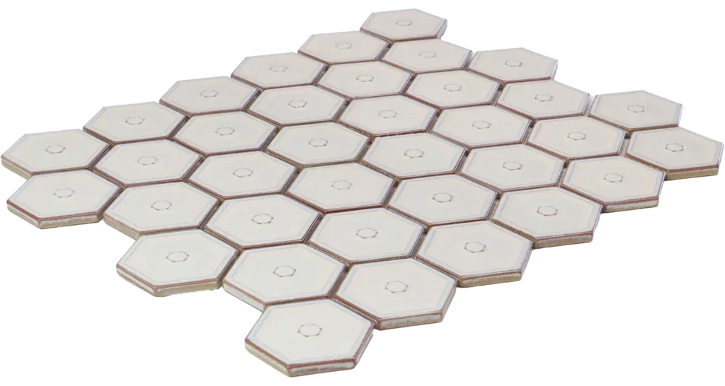 AFH-OH-13200 Osiris Hertman Hexagon Cafe Latte - image dynamique