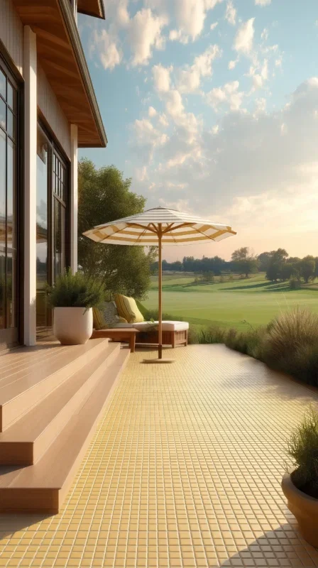 sm23025 render image patterns square tuscany gold matt r11