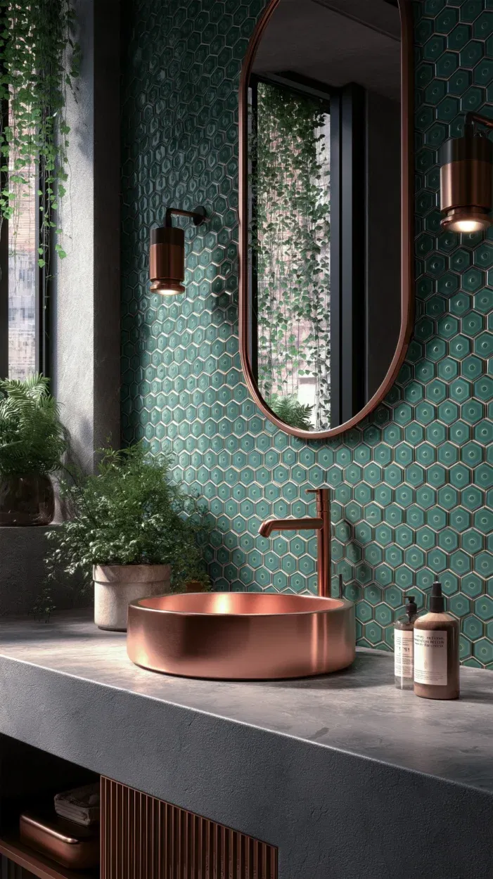 Render bathroom with AFH-OH-13525 2