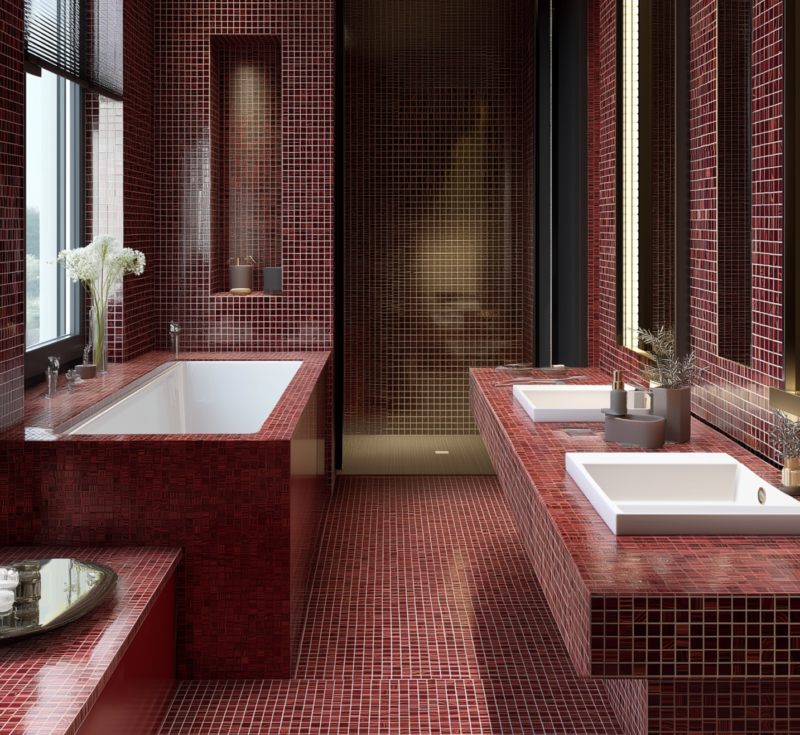 Bathroom render with GMG476
