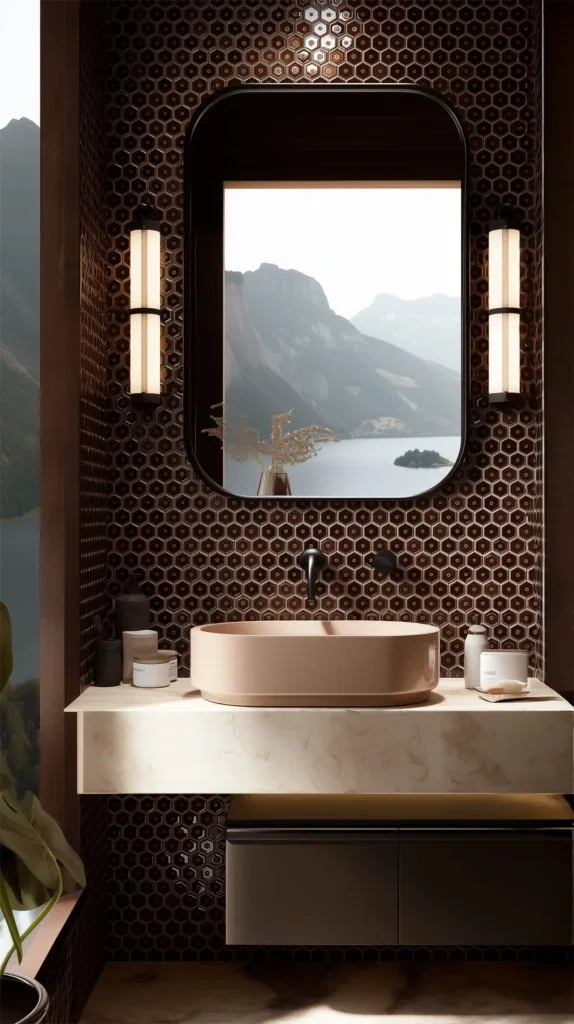 Render bathroom with AFH-OH-13800