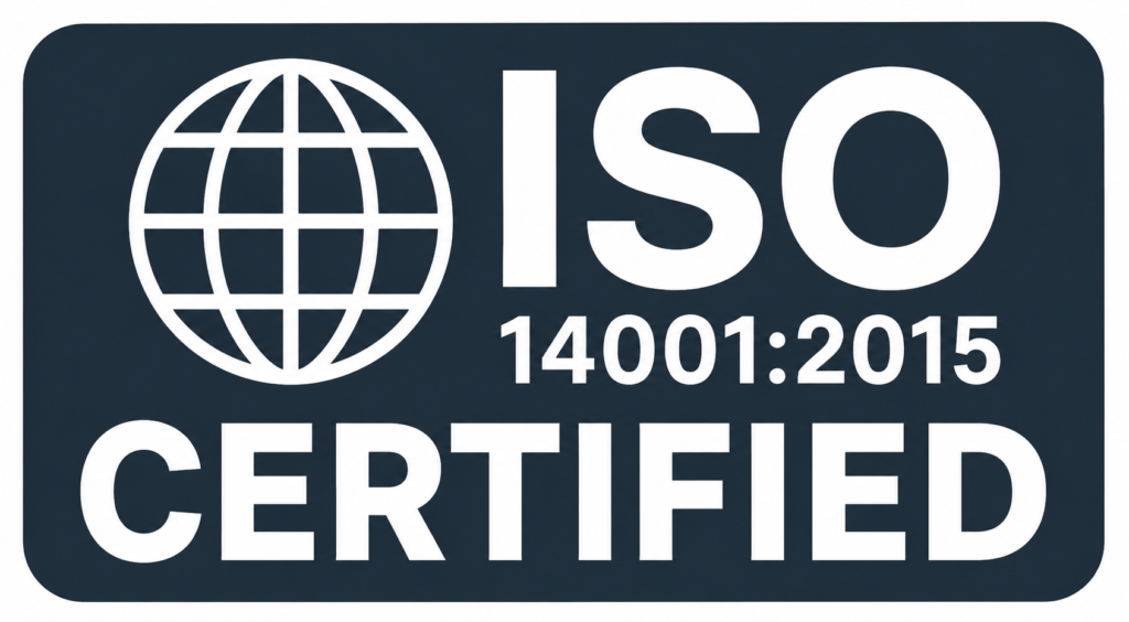 Banner voor ISO 14001-certificering