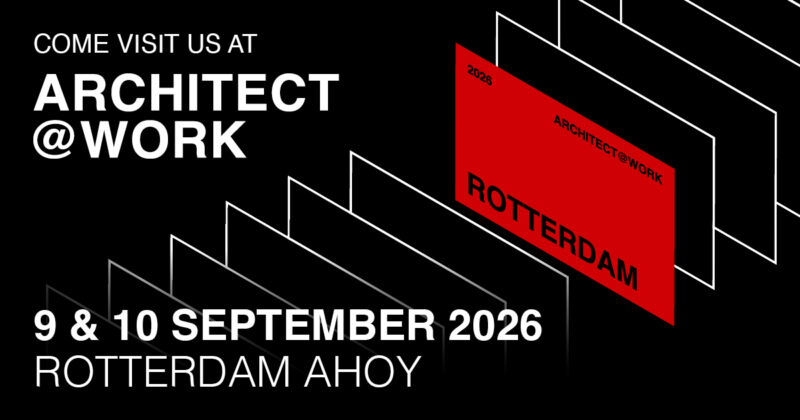 Bannière « Architect at Work » à Rotterdam 2026