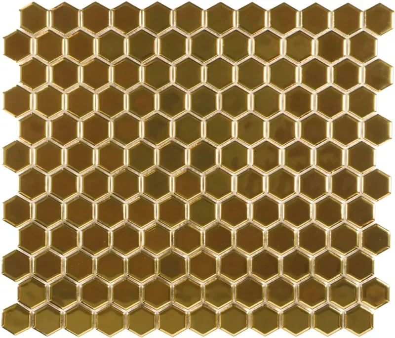 AFH23GD Produktbild: Barcelona, Sechseck, Gold-Metallic