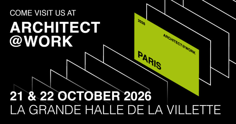 Banner Architect at Work Paris trade fair 2026