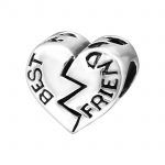 best friends bedel bead Zilverana geschikt voor Biagi , Pandora , Trollbeads armband 925 zilver