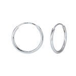 Zilver 14mm oorringen  oorbellen dames zilver  Ear hoops  zilverana  Sterling 925 Silver