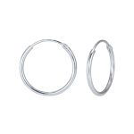 Zilver 16mm oorringen  oorbellen dames zilver  Ear hoops  zilverana  Sterling 925 Silver