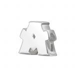 Alfabet letter A bead Bedel Zilverana geschikt voor Biagi , Pandora , Trollbeads armband 925 zilver