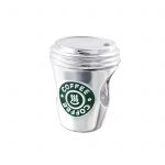 Bead Coffee mug  Bedel  Zilverana  geschikt voor Biagi , Pandora , Trollbeads armband  925 zilver