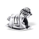 hobbelpaard bead Zilverana bead geschikt voor Biagi , Pandora , Trollbeads armband 925 zilver