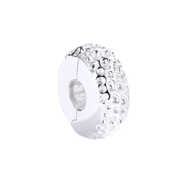 Crated spacer bedel  spacer bead  Zilverana  geschikt voor Biagi , Pandora , Trollbeads armband  925 zilver