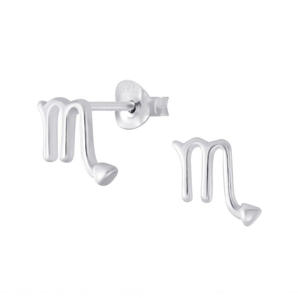 Zilver oorsteker sterrenbeeld schorpioen  zodic sign scorpio  oorbellen dames zilver  zilverana  Sterling 925 Silver