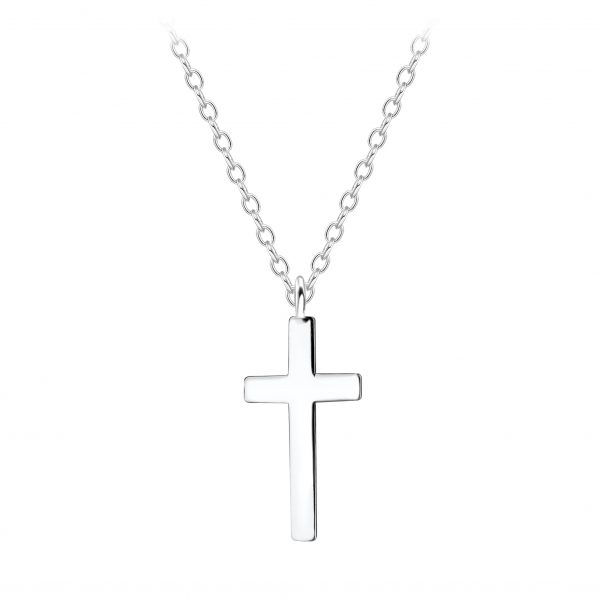 zilveren ketting met kruis hanger  ketting dames kruisje  Zilverana  sieraden vrouw  Sterling 925 Silver