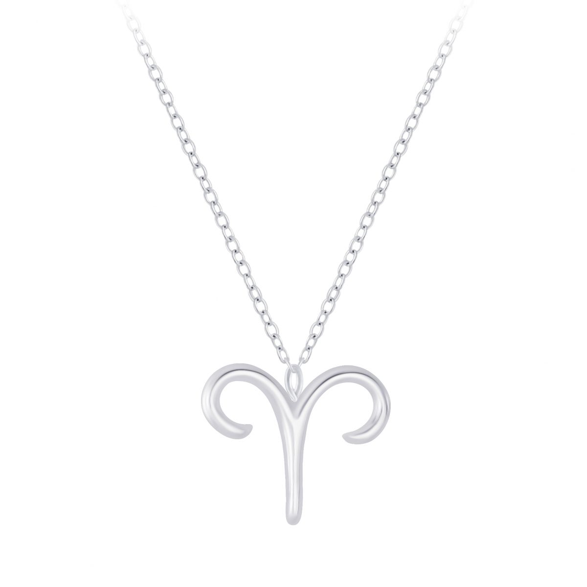 zilveren sterrenbeeld halsketting ram  zodiac sign aries ketting dames  Zilverana  sieraden vrouw  Sterling 925 Silver