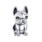 Hond 3D bedel  DOG bead  Zilverana  geschikt voor Biagi , Pandora , Trollbeads armband  925 zilver