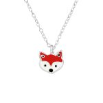 Zilveren kinderketting met vosje hanger  vos ketting meisje  Zilverana  Sterling 925 Silver (Echt zilver)
