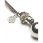 Proud MaMa bling babybel ketting (grijs) - Afbeelding 2