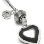 babybel hart basic grijs van ProudMaMa zwangerschapsketting