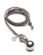 ProudMaMa babybel bling grijs zwangerschapsketting