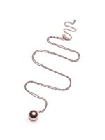 ProudMaMa basic babybel stainless steel Roze - Grijszwangerschapsketting