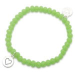 Armband hartje ProudMaMa lichtgroen