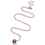 ProudMaMa basic babybel stainless steel Roze zwangerschapsketting