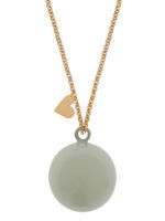 ProudMaMa zwangerschapsketting féline grijs mint. Voor de trotse mama.