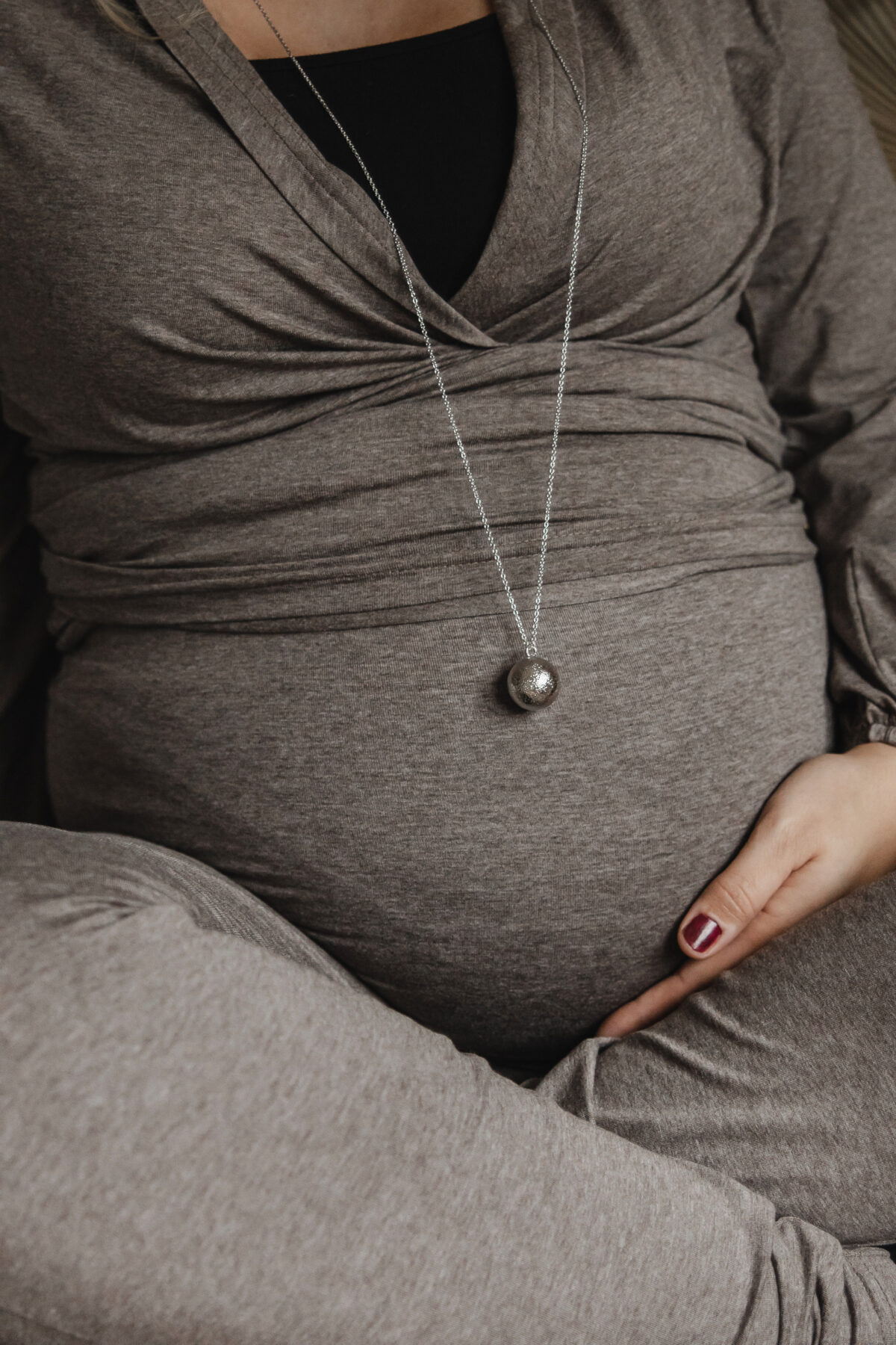 Proud MaMa Bola ketting Luna zilver - Afbeelding 3