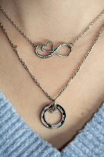 Infinity Love Mom Stainless Steel ketting - Afbeelding 3