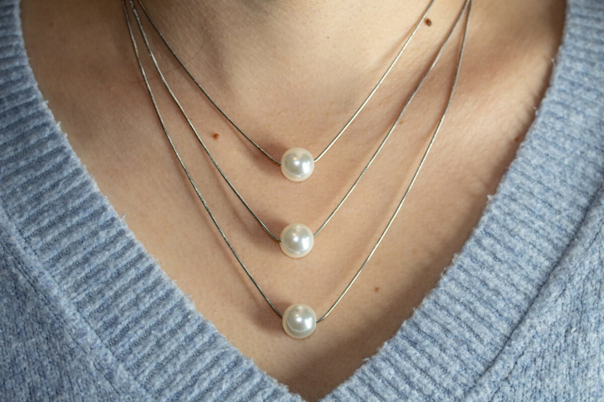 Triple ball Stainless Steel ketting - Afbeelding 2