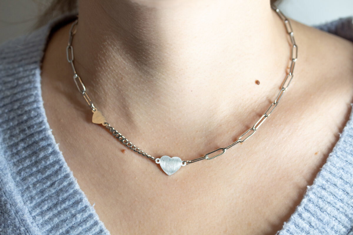 Hart chain Stainless Steel ketting - Afbeelding 2