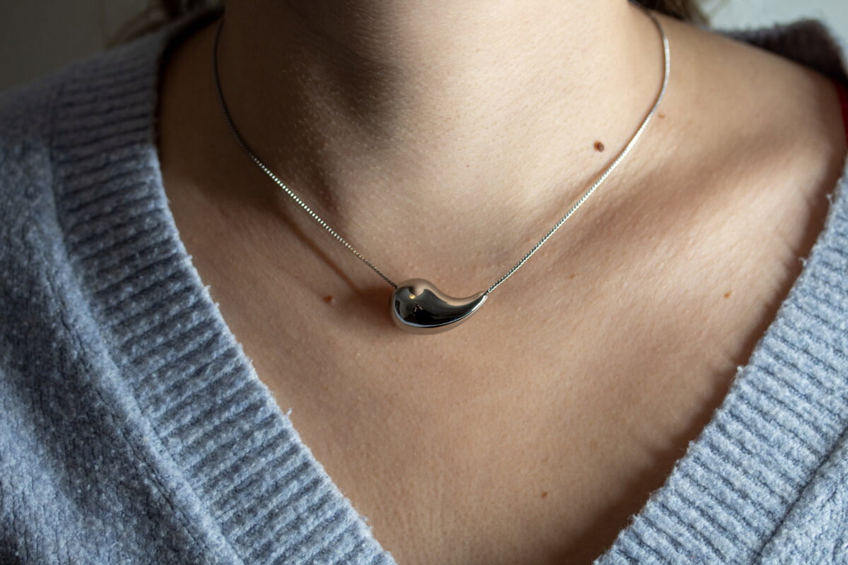 Druppel Stainless Steel ketting - Afbeelding 2
