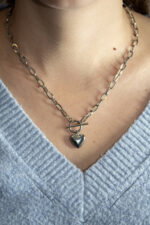 Hart pendant Stainless Steel ketting - Afbeelding 2