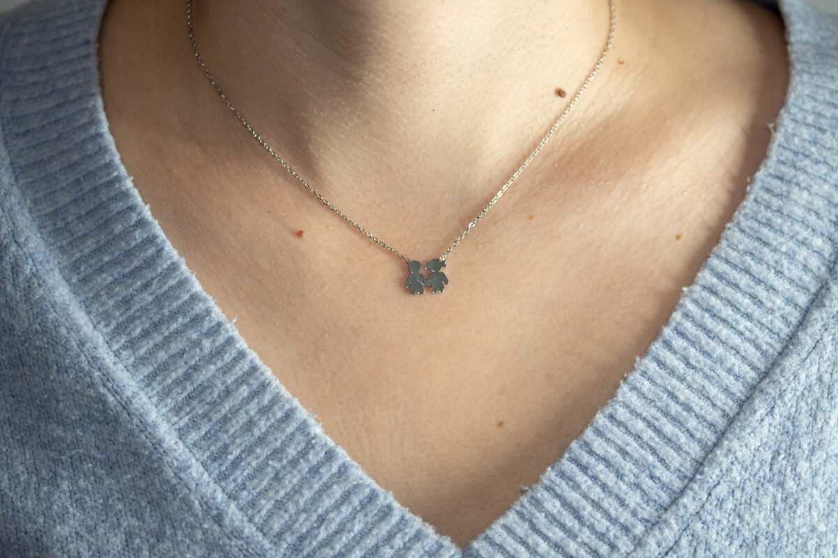 Broer Zus Stainless Steel ketting - Afbeelding 2