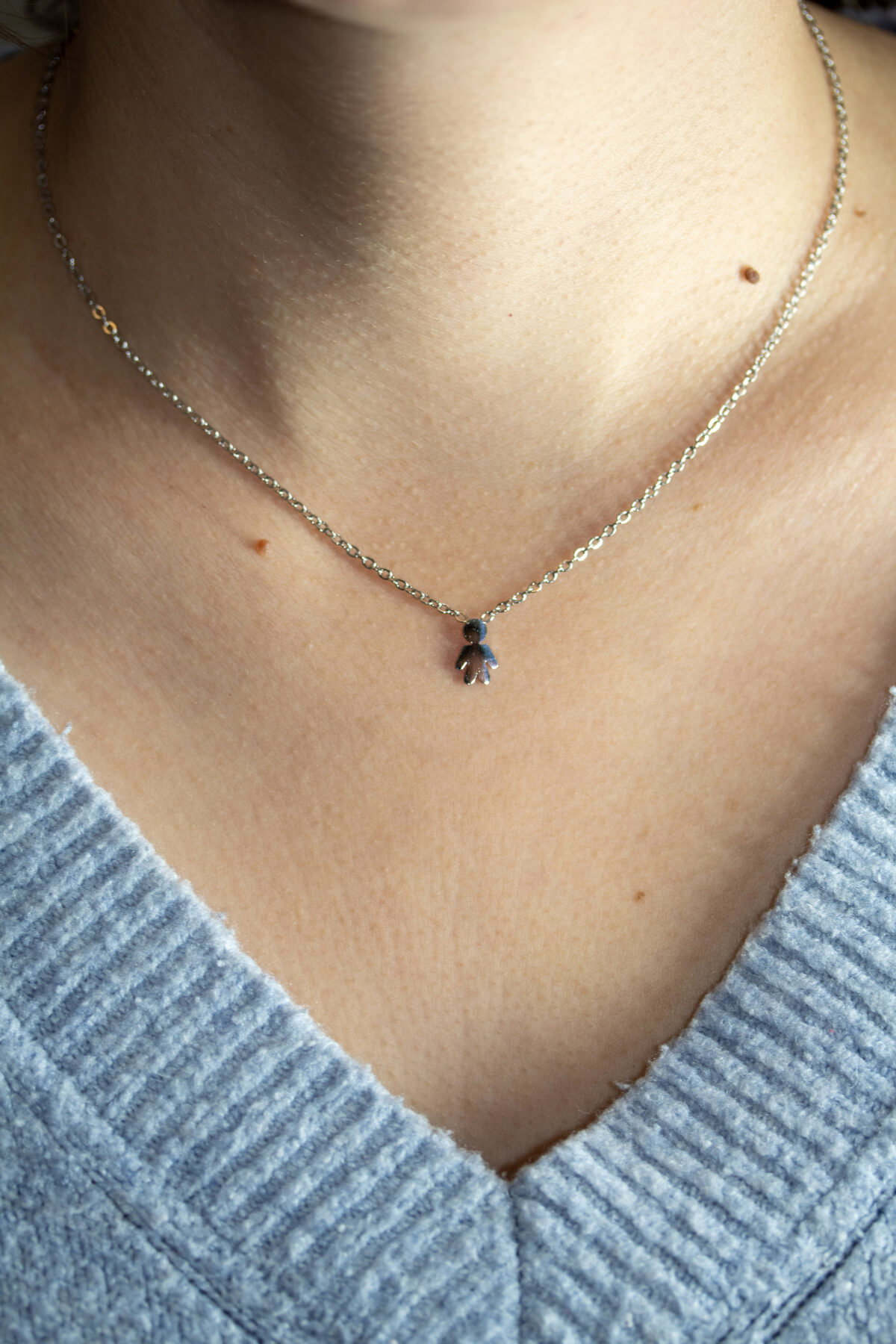 Broer zoon kind Stainless Steel ketting - Afbeelding 2