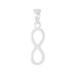 Zilveren infinity hanger in 925 zilver van Zilverana